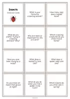 Aperçu - Cartes / Images - Insects / Insectes: Smalltalk Cards (Cartes de conversation) - Page 2