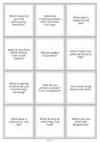 Aperçu - Cartes / Images - Insects / Insectes: Smalltalk Cards (Cartes de conversation) - Page 3