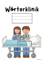 Vorschau - Anderer Materialtyp - Deckblatt Wörterklinik- Heft und Etiketten für den Karteikasten - Seite 2