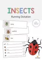 Aperçu - Jeux - Insects / Insectes: Running Dictation (Dictée en mouvement pour le cours d'anglais) - Page de couverture