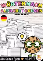 anteprima - Esercizi - Wörter nach dem Alphabet ABC ordnen | Jahrespaket Tedesco - Pagina di copertina
