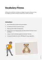 Aperçu - Jeux - Toys / Jouets: Vocabulary Fitness (Fitness du vocabulaire) - Page 1