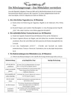 Vorschau - Arbeitsblätter - Das Mittelalter verstehen - Begleitblatt zur Behandlung der Nibelungensage - Seite 1