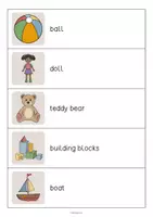 Aperçu - Jeux - Toys / Jouets: Running Dictation (Dictée en mouvement pour le cours d'anglais) - Page 2
