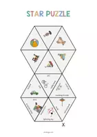Aperçu - Jeux - Toys / Jouets: Star Puzzle (Jeu pour le cours d'anglais) - Page 2