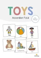 Aperçu - Fiches - Toys / Jouets: Accordion Fold (Jeu pour le cours d'anglais) - Page de couverture