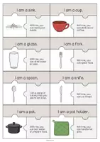 Aperçu - Jeux - Kitchen / Cuisine: Puzzle (Puzzle pour le cours d'anglais) - Page 2