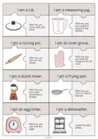 Aperçu - Jeux - Kitchen / Cuisine: Puzzle (Puzzle pour le cours d'anglais) - Page 3