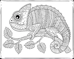 Aperçu - Feuilles d'exercices - Mandala Animal Adventures Coloring Sheets - Page 2