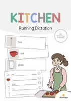 Aperçu - Jeux - Kitchen / Cuisine: Running Dictation (Dictée en mouvement pour le cours d'anglais) - Page de couverture