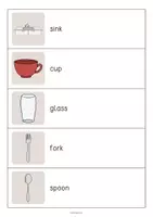 Aperçu - Jeux - Kitchen / Cuisine: Running Dictation (Dictée en mouvement pour le cours d'anglais) - Page 2