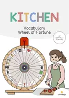 Aperçu - Jeux - Kitchen / Cuisine: Vocabulary Wheel of Fortune (Roue de la chance pour le cours d'anglais) - Page de couverture