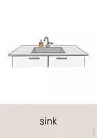 Aperçu - Affichage - Kitchen / Cuisine: Word and Picture Cards (Cartes avec images pour le cours d'anglais) - Page 2