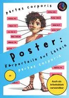 Vorschau - Arbeitsblätter - Latein Poster und Arbeitsblatt: Körperteile (partes corporis) - Deckblatt