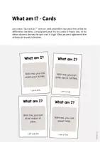 Aperçu - Jeux - Kitchen / Cuisine: What am I? - Cards (Jeu pour le cours d'anglais) - Page 1