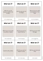 Aperçu - Jeux - Kitchen / Cuisine: What am I? - Cards (Jeu pour le cours d'anglais) - Page 3