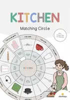 Aperçu - Cartes / Images - Kitchen / Cuisine: Matching Circle (Puzzle circulaire pour le cours d'anglais) - Page de couverture
