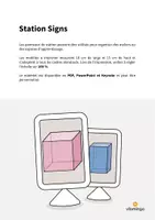 Aperçu - Affichage - 3D Shapes / Formes 3D: Station Signs (Cartes de travail en atelier) - Page 1