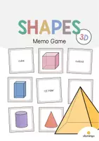 Aperçu - Jeux - 3D Shapes / Formes 3D: Memo Game (Jeu pour le cours d'anglais) - Page de couverture