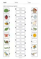 Aperçu - Cartes d'exercices - Easter / Pâques: Draw the lines 1 (Fiche d'exercices d'anglais) - Page 3