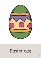 Aperçu - Affichage - Easter / Pâques: Word and Picture Cards (Cartes avec images pour le cours d'anglais) - Page 2