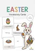 Aperçu - Fiches - Easter / Pâques: Vocabulary Cards (Cartes de mots) - Page de couverture