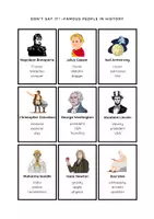 Vista previa - Juegos / Gamificación - Don't say it!: Famous People in History / English Game / ESL EFL - página 3