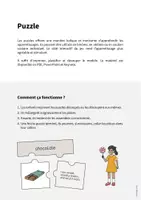 Aperçu - Jeux - Sweets / Friandises: Puzzle (Puzzle pour le cours d'anglais) - Page 1