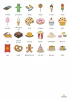 Aperçu - Jeux - Sweets / Friandises: Vocabulary Fitness (Fitness du vocabulaire) - Page 2