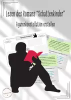 Vorschau - Stundenentwürfe - Lesen des Romans "Schattenkinder" - Figurenkonstellation erstellen (Deutsch, Klasse 6-8) - Deckblatt
