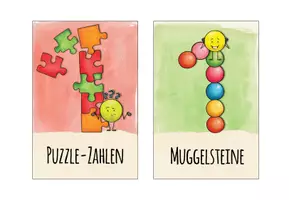 Vorschau - Bildkarten - Zahlenweg | Stationenschilder & Fahrschein - Seite 2
