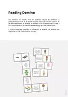 Aperçu - Jeux - Sweets / Friandises: Reading Domino (Jeu pour le cours d'anglais) - Page 1