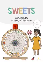 Aperçu - Jeux - Sweets / Friandises: Vocabulary Wheel of Fortune (Roue de la chance pour le cours d'anglais) - Page de couverture
