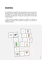 Aperçu - Jeux - Sweets / Friandises: Domino (Jeu pour le cours d'anglais) - Page 1