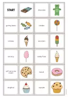 Aperçu - Jeux - Sweets / Friandises: Domino (Jeu pour le cours d'anglais) - Page 2