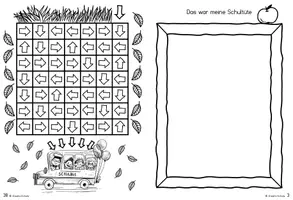 Vorschau - Arbeitsblätter - Schuleingangsheft - Kritzelspaß zum Schulanfang - Deckblatt