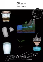 Vorschau - selbst erstellte Cliparts/Grafiken - Cliparts - Wasser (Kreislauf, Experimente) - Deckblatt