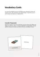 Aperçu - Fiches - Sweets / Friandises: Vocabulary Cards (Cartes de mots) - Page 1
