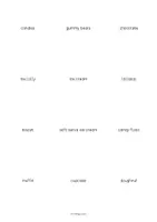 Aperçu - Fiches - Sweets / Friandises: Vocabulary Cards (Cartes de mots) - Page 3