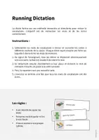 Aperçu - Jeux - Sweets / Friandises: Running Dictation (Dictée en mouvement pour le cours d'anglais) - Page 1