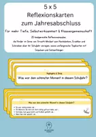 Vorschau - Arbeitsblätter - Schuljahresabschluss Set - Deckblatt