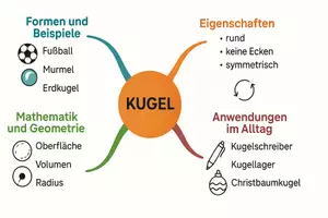 Vorschau - Arbeitsblätter - Arbeitsblatt "Kugel" + Onlineübung & MP3 + Mindmap + Infografik - Seite 3
