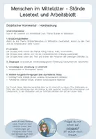 Vorschau - Arbeitsblätter - Stände Menschen im Mittelalter - Text und AB 4/9 - Seite 2