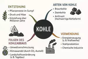 Vorschau - Arbeitsblätter - Arbeitsblatt "Kohle" + Onlineübung & MP3 + Mindmap + Infografik - Seite 2