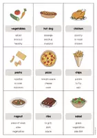Aperçu - Jeux - Lunch & Dinner / Déjeuner et dîner: Don’t say it! (Jeu pour le cours d'anglais) - Page 3