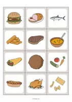Aperçu - Jeux - Lunch & Dinner / Déjeuner et dîner: Floppi (Jeu pour le cours d'anglais) - Page 2