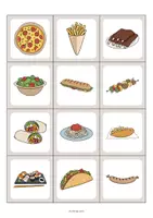 Aperçu - Jeux - Lunch & Dinner / Déjeuner et dîner: Floppi (Jeu pour le cours d'anglais) - Page 3