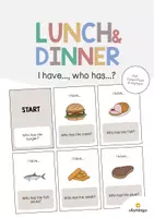 Aperçu - Jeux - Lunch & Dinner / Déjeuner et dîner: I have..., who has...? (Jeu pour le cours d'anglais) - Page de couverture