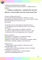 Vista previa - Hojas de trabajo - Actividades educativas para Infantil y Primer Ciclo de Primaria | Cuaderno PDF imprimible - página 1