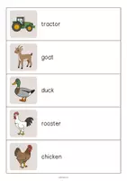 Aperçu - Jeux - Farm / Ferme: Running Dictation (Dictée en mouvement pour le cours d'anglais) - Page 3